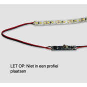 LED-Dimmerschalter für LED-Streifen – SLSS001 | 12-24V DC, PWM-Technologie, Ein-/Ausschalter, Helligkeitsregelung, kompatibel mit RGB & RGBW LED-Streifen, einfache Installation, 255 Zeichen