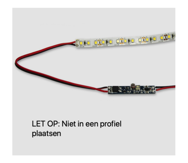 LED Dämmerungsschalter für LED Streifen – SLSS001 | 12-24V DC, PWM-Technologie, Ein-/Ausschalter, Helligkeitsregelung, kompatibel mit RGB & RGBW LED-Streifen, einfache Installation