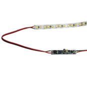 LED-Dimmerschalter für LED-Streifen – SLSS001 | 12-24V DC, PWM-Technologie, Ein-/Ausschalter, Helligkeitsregelung, kompatibel mit RGB & RGBW LED-Streifen, einfache Installation, 255 Zeichen