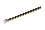 12mm RGBCCT LED Streifen Verbinder, einseitig, lötfrei, Klicksystem, für 96 LEDs/m, Schutzart IP20, 12 mm Breite