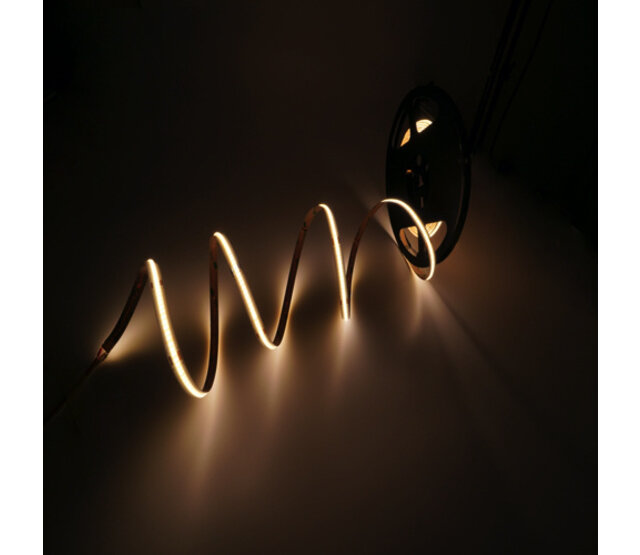 COB LED Streifen 24V DUAL WHITE 22W 1820LM 608 LEDs/m IP20 – 5m | Hochwertige 24-Volt-LED-Beleuchtung für Innenräume, warmweiß/kaltweiß, 1820 Lumen, 5 Meter Rolle