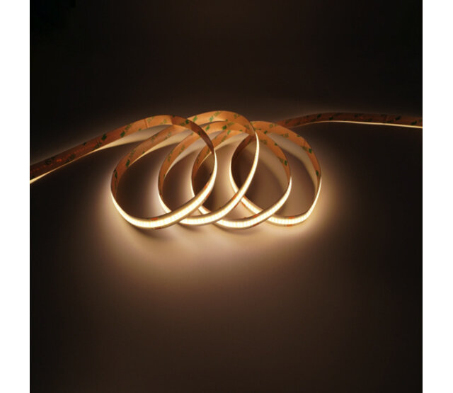 COB LED Streifen 24V DUAL WHITE 22W 1820LM 608 LEDs/m IP20 – 5m | Hochwertige 24-Volt-LED-Beleuchtung für Innenräume, warmweiß/kaltweiß, 1820 Lumen, 5 Meter Rolle