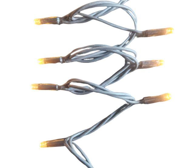 100 Meter LED Lichterkette Weihnachtsbeleuchtung – 1000 LEDs – extra warmweiß & Amber – IP67 wasserdicht – Profi-Luxus für Innen & Außen