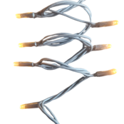 40 m LED Streifen Weihnachtsbeleuchtung - 400 LEDs extra warmweiß (Amber) - IP67 wasserdicht - Profi-Luxusausführung - Für Innen und Außen