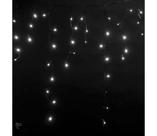 3m LED Streifen Erweiterungsset – Warmweiße Eiszapfen-Weihnachtsbeleuchtung mit 100 LEDs – Professionell, IP44 geschützt, LUKSUS Serie für festliche Außendekoration