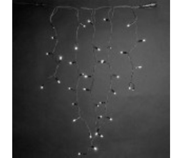 3m LED Eiszapfen Starterset – Weihnachtsbeleuchtung Warmweiß 100 LEDs – Profiqualität – IP44 Wasserdicht – LUKSUS für Innen & Außen