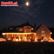 48 Meter LED Eiszapfen Weihnachtsbeleuchtung – 1200 LEDs Warmweiß – IP44 Wasserdichte Profi-Außenbeleuchtung – LUKSUS Premium Qualität