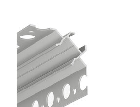LED Fliesenecke & Putzprofil 2m 39,9x39,9mm C24STUC Innenwinkel