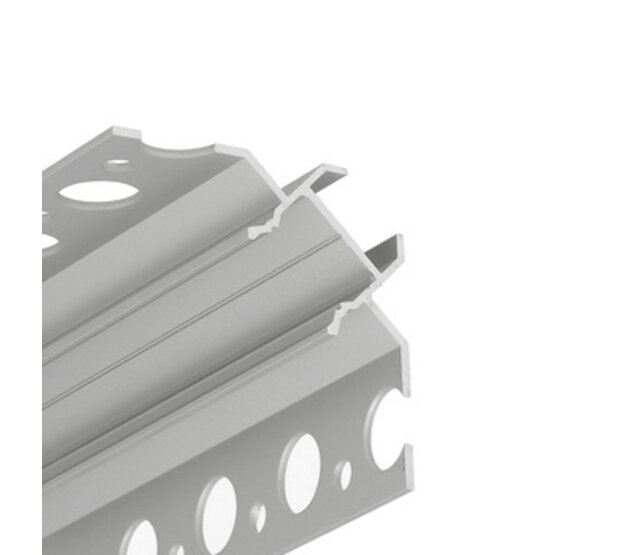 LED Fliesenecke und Stuck-Innenwinkelprofil 2 Meter, 39,9x39,9 mm, C24STUC – Präzise Kanten für Decken- und Wandgestaltung