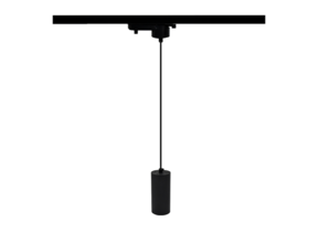 Universelle schwarze 3-Phasen Pendelleuchte für Stromschiene GU10 Spots