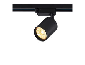 3-Phasen LED Schienenstrahler Schwarz 30W 38° – PANDA