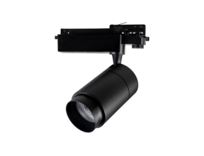3-Phasen dimmbarer LED Schienenstrahler 3000K 30W 15-60° schwarz verstelbar