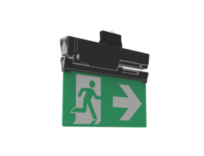 3-Phasen-Notbeleuchtung mit Akku für 3-Phasen-Schienensystem