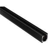 3-Phasen-Stromschiene Schwarz – 4 Meter – 400V – 16A – IP20 – Industriequalität Aluminiumkonstruktion