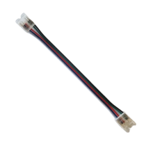 RGBW/RGBWW COB LED Streifen Stecker – 2-seitig – lötfrei – Klick-System – 12 mm Breite – IP20 – für flexible LED-Beleuchtung – einfache Montage