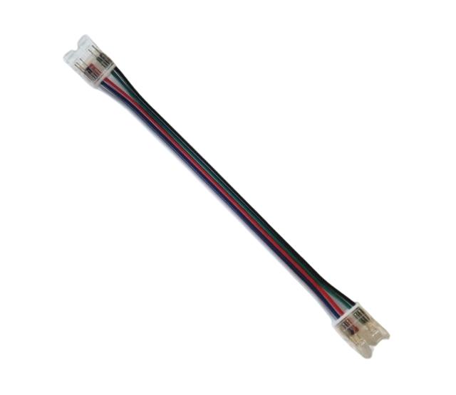 RGBW/RGBWW COB LED Streifen Stecker – 2-seitig – lötfrei – Klick-System – 12 mm Breite – IP20 – für flexible LED-Beleuchtung – einfache Montage RGBW/RGBWW COB LED Streifen Stecker – 2-seitig – lötfrei – Klick-System – 12 mm Breite – IP20 – für flexible LED-Beleuchtung – einfache Montage