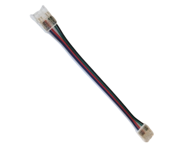 RGBW/RGBWW COB LED Streifen Stecker – 2-seitig – lötfrei – Klick-System – 12 mm Breite – IP20 – für flexible LED-Beleuchtung – einfache Montage RGBW/RGBWW COB LED Streifen Stecker – 2-seitig – lötfrei – Klick-System – 12 mm Breite – IP20 – für flexible LED-Beleuchtung – einfache Montage