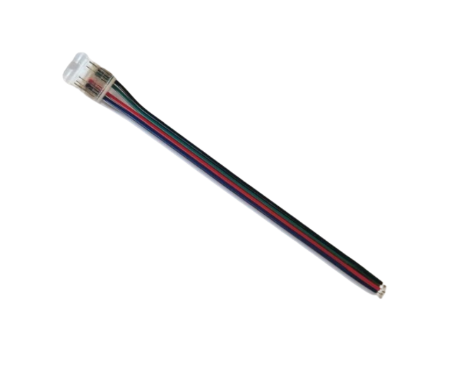 RGBW/RGBWW COB LED Streifen Stecker, einseitig – lötfrei – Klick-Stecksystem – 12 mm Breite – IP20 – für LED-Beleuchtung RGBW/RGBWW COB LED Streifen Stecker, einseitig – lötfrei – Klick-Stecksystem – 12 mm Breite – IP20 – für LED-Beleuchtung