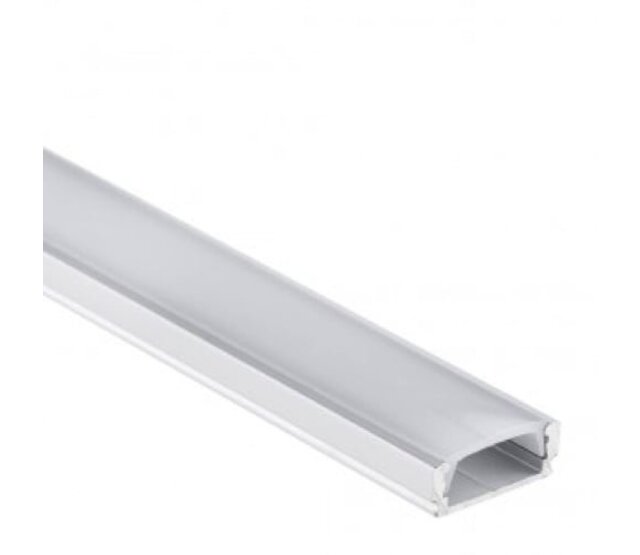 Aluminium LED-Profil mit Klickabdeckung 16,80 mm x 6,47 mm für LED-Streifen – 01ALU | Präzise Montage, optimale Lichtverteilung | Ideal für Innen- und Außenbeleuchtung | Hochwertige Aluminiumlegierung Aluminium LED-Profil mit Klickabdeckung 16,80 mm x 6,47 mm für LED-Streifen – 01ALU | Präzise Montage, optimale Lichtverteilung | Ideal für Innen- und Außenbeleuchtung | Hochwertige Aluminiumlegierung