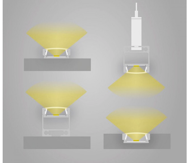 Aluminium LED-Profil mit Klickabdeckung 16,80 mm x 6,47 mm für LED-Streifen – 01ALU | Präzise Montage, optimale Lichtverteilung | Ideal für Innen- und Außenbeleuchtung | Hochwertige Aluminiumlegierung Aluminium LED-Profil mit Klickabdeckung 16,80 mm x 6,47 mm für LED-Streifen – 01ALU | Präzise Montage, optimale Lichtverteilung | Ideal für Innen- und Außenbeleuchtung | Hochwertige Aluminiumlegierung