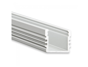 Aluminium LED-Profil mit Abdeckung – 16,8 mm x 13,01 mm – für LED-Streifen – 02ALU