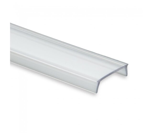 Wand- oder Decken-Einbauprofil für LED-Streifen, weiß, 16,80 mm x 5,91 mm, mit Abdeckung, 08WEISS – Präzise Aluminiumschiene für indirekte Beleuchtung, 1 m Länge, ideal für Wohn- und Gewerberäume