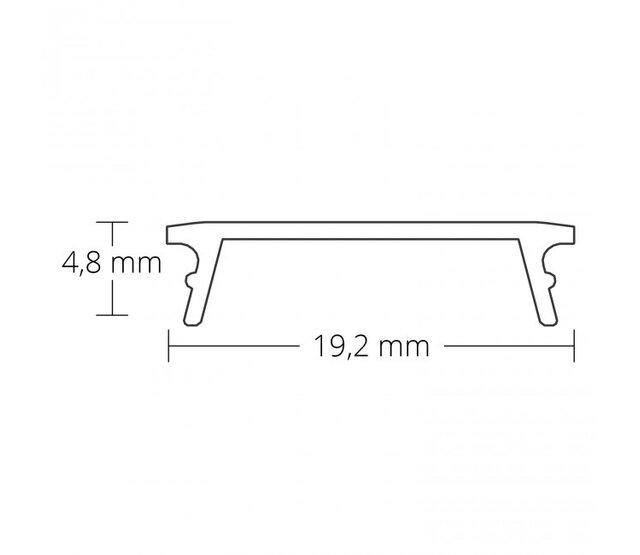 LED-Aluminiumprofil mit Abdeckung 18,1 mm x 19,02 mm – 18ALU, ideal für LED-Streifen, präzise Maße, hochwertige Verarbeitung, optimale Lichtstreuung, Montagezubehör inklusive, perfekt für Innenbeleuchtung LED-Aluminiumprofil mit Abdeckung 18,1 mm x 19,02 mm – 18ALU, ideal für LED-Streifen, präzise Maße, hochwertige Verarbeitung, optimale Lichtstreuung, Montagezubehör inklusive, perfekt für Innenbeleuchtung