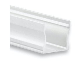 Weißes LED Alu-Profil mit Abdeckung 17 x 15,2 mm für LED Streifen – 06WEISS