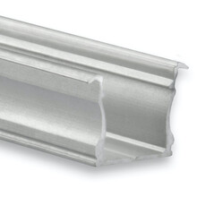 LED Einbauprofil mit Abdeckung 23,5x15mm - 07ALU