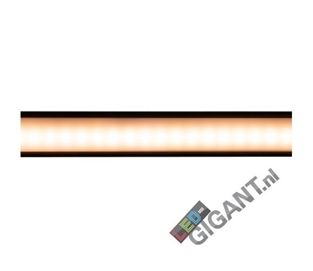 Schwarzes LED-Aluprofil 09Schwarz, 1 oder 2 m