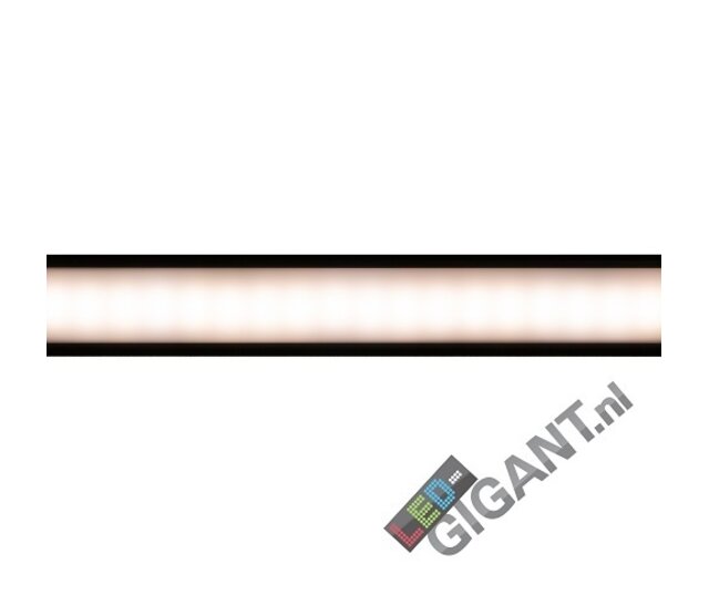 Schwarzes LED-Aluprofil 09Schwarz, 1 oder 2 m