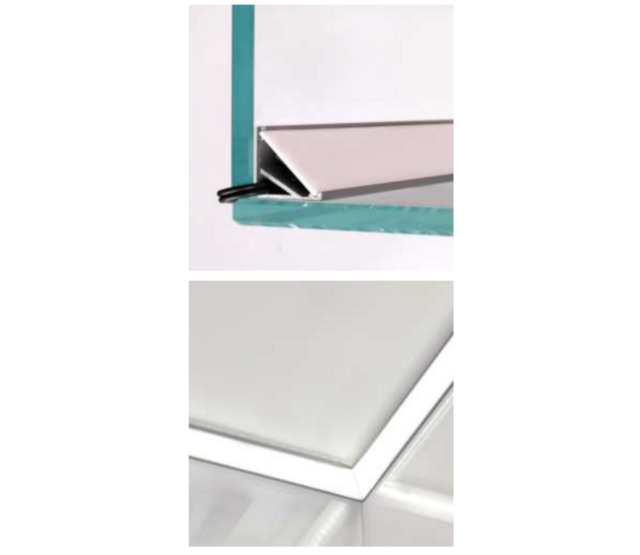 16,5 mm x 16,5 mm LED Streifen Aluminium Profil mit Abdeckung – C12ALU, perfekt für LED-Beleuchtung, inklusive Diffusor, für Innen- und Außenbereich, hochwertiges Aluminium, einfache Montage