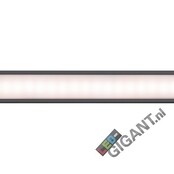 Wit LED-Aluminiumprofil 24 mm x 9 mm mit Diffusorabdeckung für LED-Streifen – 09WIT, 24V, 9 Watt, hochwertige Lichtstreuung, präzise Montage, ideal für Innenbeleuchtung