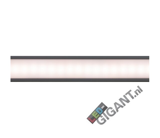 Wit LED-Aluminiumprofil 24 mm x 9 mm mit Diffusorabdeckung für LED-Streifen – 09WIT, 24V, 9 Watt, hochwertige Lichtstreuung, präzise Montage, ideal für Innenbeleuchtung