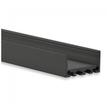XL Schwarz LED Alu-Profil mit Klick-Abdeckung 26,79mm x 11,69mm – XL04SCHWARZ