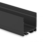 Schwarzes LED-Profil für alle LED Streifen