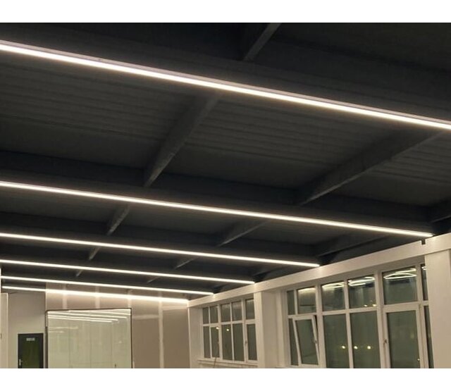 Schwarzes LED-Profil für alle LED Streifen