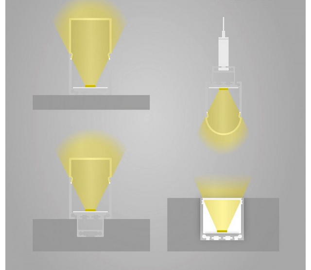 Schwarzes LED-Profil für alle LED Streifen