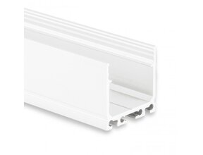 LED XL Profil mit Abdeckung 26,79x26,00 mm – XL06 Weiß für LED Streifen
