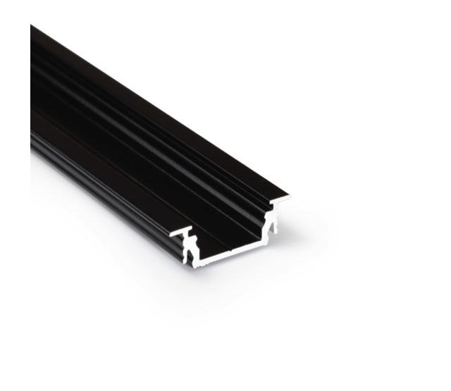 Schwarzes LED-Einbauprofil 28 mm x 8 mm mit Abdeckung für LED-Streifen – 09Inbouw-Schwarz, präzise Aluminiumschiene, dezent verdeckte Beleuchtung, ideal für moderne Innenraumbeleuchtung Schwarzes LED-Einbauprofil 28 mm x 8 mm mit Abdeckung für LED-Streifen – 09Inbouw-Schwarz, präzise Aluminiumschiene, dezent verdeckte Beleuchtung, ideal für moderne Innenraumbeleuchtung