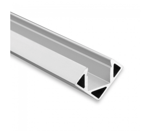 LED Streifen Aluminiumprofil mit Klickabdeckung 25,66 mm x 18,01 mm – C23ALU | Präzisionsprofil für LED-Beleuchtung | Montagefreundlich, hochwertig, dimmbar | Ideal für Innen- und Außenbereich