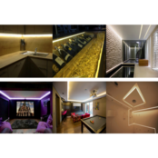 LED-Aluminiumprofil mit Abdeckung 25,79 mm x 6,5 mm für LED-Streifen, 17ALU – Präzises Montageprofil für indirekte Beleuchtung, optimale Wärmeableitung, hochwertige Aluminiumlegierung, passend für 25,79 mm breite LED-Streifen, inklusive Diffusorabdeckung LED-Aluminiumprofil mit Abdeckung 25,79 mm x 6,5 mm für LED-Streifen, 17ALU – Präzises Montageprofil für indirekte Beleuchtung, optimale Wärmeableitung, hochwertige Aluminiumlegierung, passend für 25,79 mm breite LED-Streifen, inklusive Diffusorabdeckung