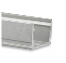 LED-Aluminiumprofil SLIM04ALU mit Klick-Abdeckung 13,4 x 11,46 mm – schmal und flach, geeignet für LED-Streifen bis 10 mm, hochwertige Verarbeitung, einfache Montage für indirekte Beleuchtung