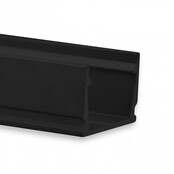 Schwarzes LED-Aluminiumprofil mit Klickabdeckung 13,4 mm x 11,46 mm – SLIM04ZWART – Ideal für LED-Streifen, präzise Montage, schlankes Design, optimale Lichtstreuung, hochwertige Verarbeitung Schwarzes LED-Aluminiumprofil mit Klickabdeckung 13,4 mm x 11,46 mm – SLIM04ZWART – Ideal für LED-Streifen, präzise Montage, schlankes Design, optimale Lichtstreuung, hochwertige Verarbeitung