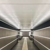 LED Fliesenprofil STUC200 – 57 × 11 mm, mit Abdeckung | Für LED Streifen bis 14 mm