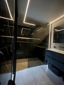 LED Fliesenprofil STUC200 – 57 × 11 mm, mit Abdeckung | Für LED Streifen bis 14 mm