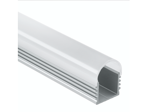 LED Aluminiumprofil 2m mit Abdeckung 16,8x16,8 mm für LED Streifen – 05.2ALU