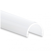 LED Aluminiumprofil 2 m mit Abdeckung 16,80x16,80 mm für LED Streifen – 05.2ALU, robustes Design für indirekte Beleuchtung