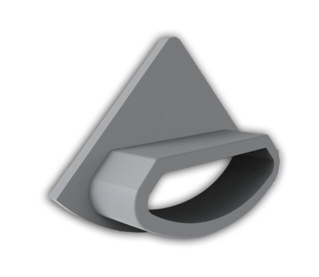 Wasserdichtes LED-Aluminiumprofil 2,5 m - 33,60 mm x 26,52 mm - C10POLY für LED-Streifen, IP68, präzise Lichtführung, hochwertige Verarbeitung, ideal für Innen- und Außenbeleuchtung