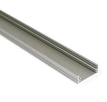 LED Streifenprofil XL 200 cm mit flacher Abdeckung 32 mm x 11 mm – Xl24ALU | Aluminiumprofil für LED-Beleuchtung, niedrige Abdeckung, 2 Meter, 32x11 mm, ideal für indirekte Beleuchtung